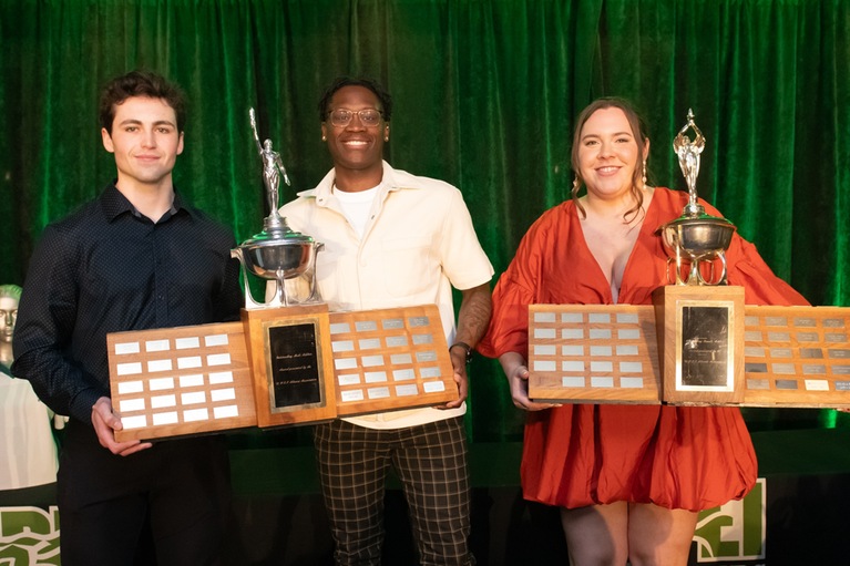 Emily Duffy, Kaleb Pearson, and Kamari Scott named UPEI Athletes of the Year